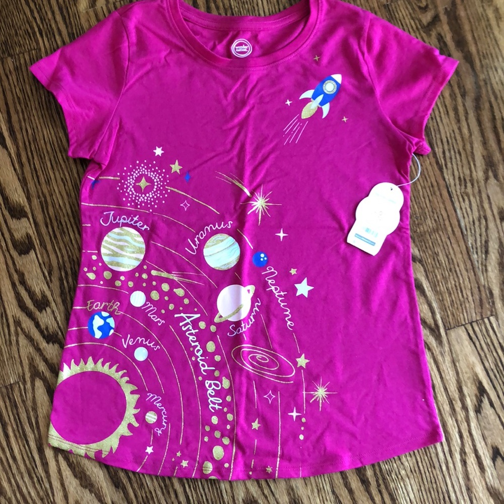 New with tags girls tee size large 10/12